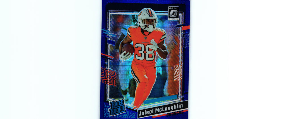Jaleel McLaughlin 2023 BLUE HYPER Donruss Optic #232
