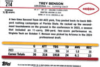Trey Benson 2024 REFRACTOR Topps #215 RC