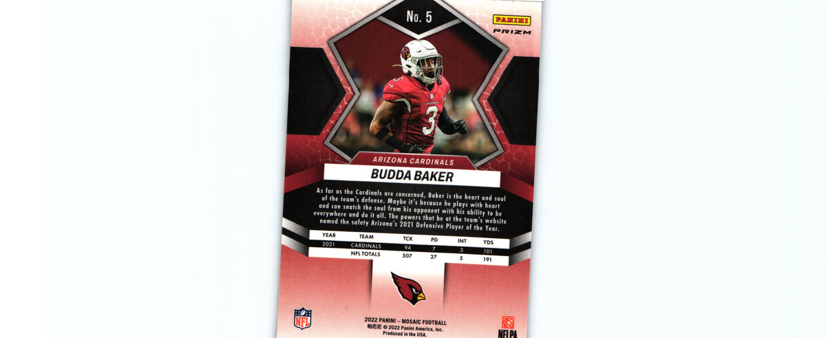 Budda Baker 2022 SILVER MOSAIC Mosaic #5