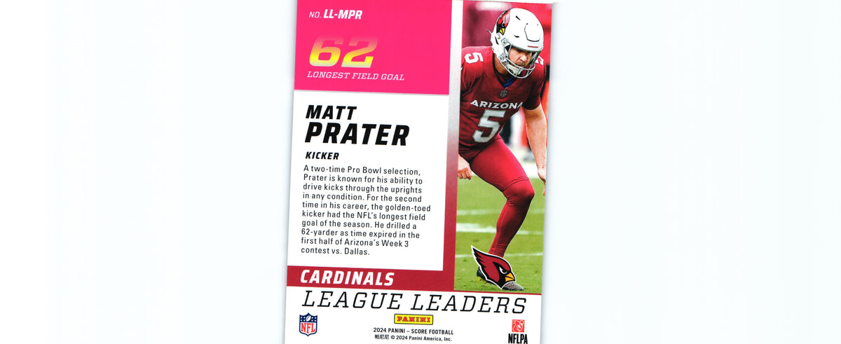 Matt Prater 2024 Score LL-MPR