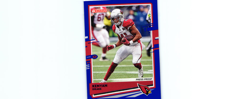 Kenyan Drake 2020 PRESS PROOF BLUE Donruss #21