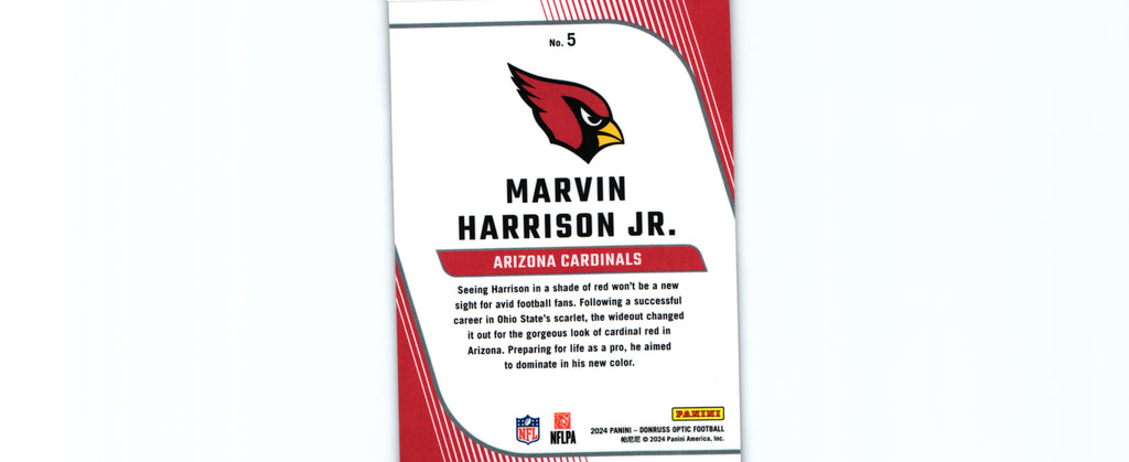 Marvin Harrison 2024 Donruss Optic #5 RC