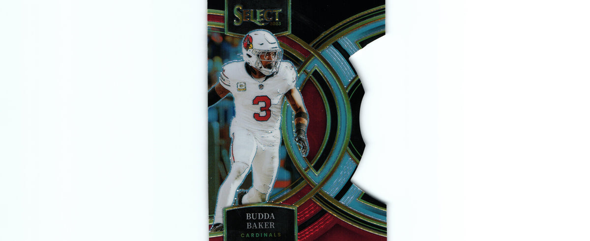 Budda Baker 2023 BLACK&RED DIE CUT Select #107