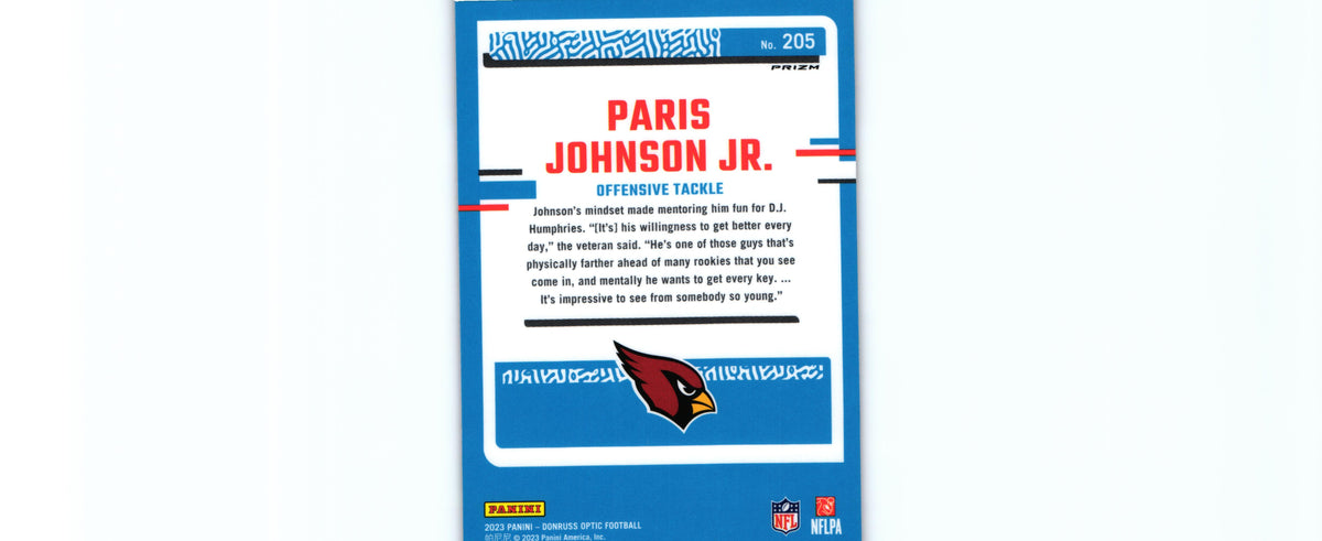 Paris Johnson 2023 PINK Donruss #205 RC