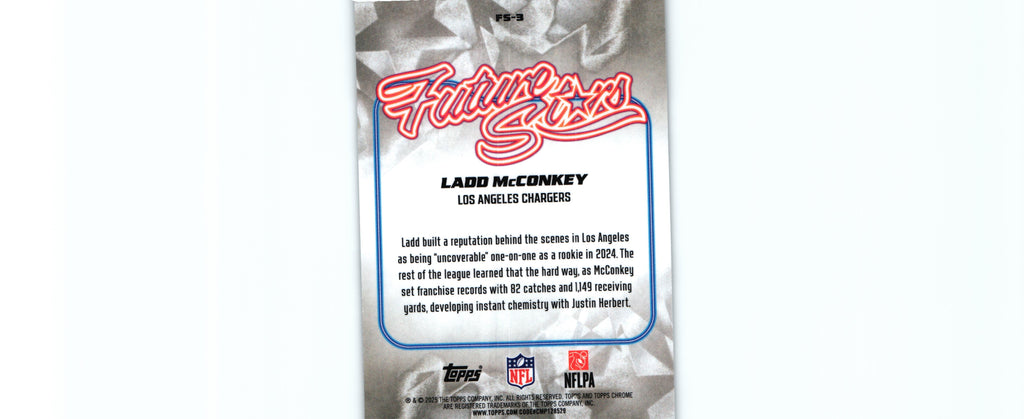 Ladd McConkey 2025 Topps FS-3