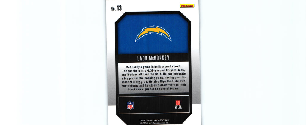 Ladd McConkey 2024 Prizm #13 RC