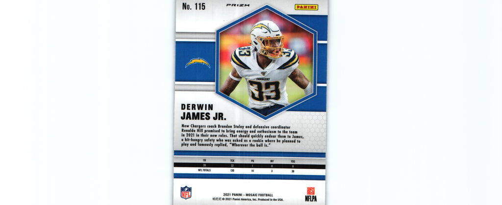 Derwin James 2021 SILVER Mosaic #115