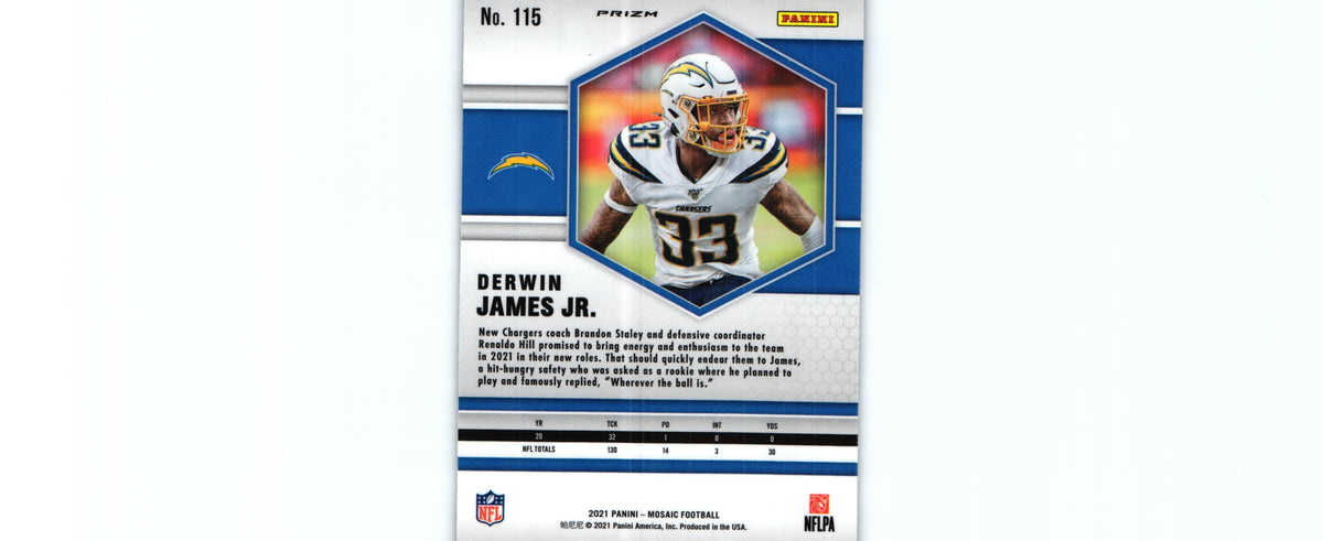 Derwin James 2021 SILVER Mosaic #115
