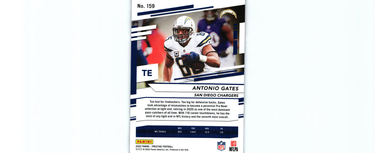 Antonio Gates 2022 RED Prestige #159 /449
