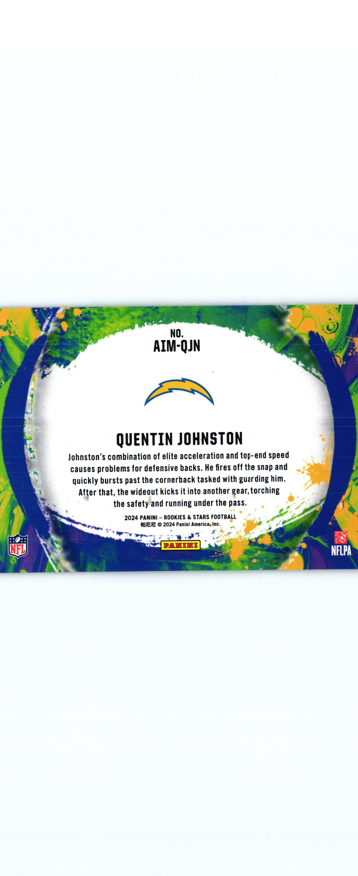 Quentin Johnston 2024 Rookies&Stars AIM-QJN