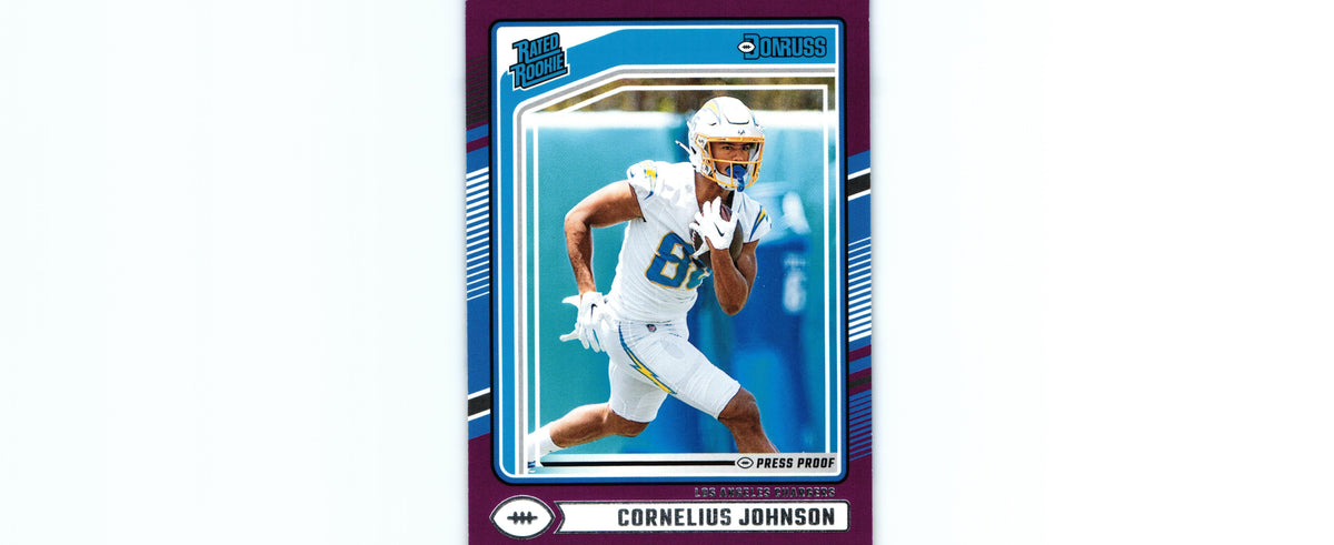 Cornelius Johnson 2024 PRESS PROOF PURPLE Donruss #377 RC