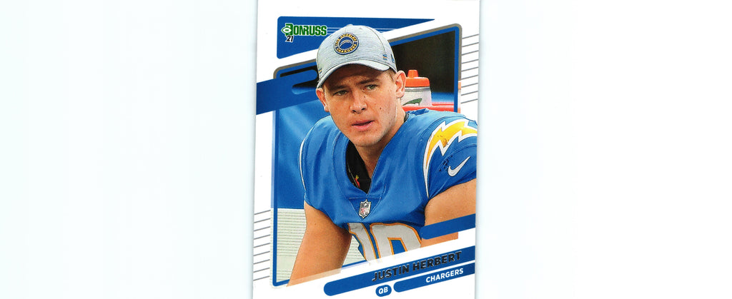Justin Herbert 2021 VARIATION Donruss #70.2