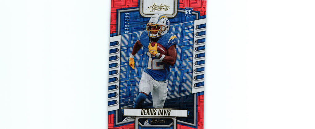 Derius Davis 2023 RED SQUARES Absolute #196 /499