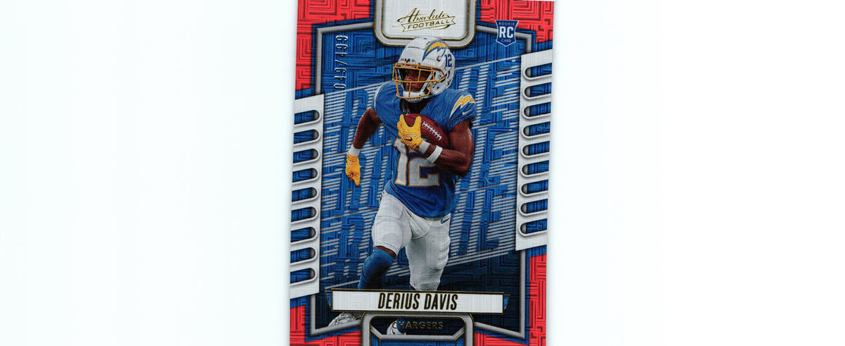 Derius Davis 2023 RED SQUARES Absolute #196 /499