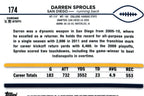 Darren Sproles 2024 BLUE SONAR Topps #174 /150
