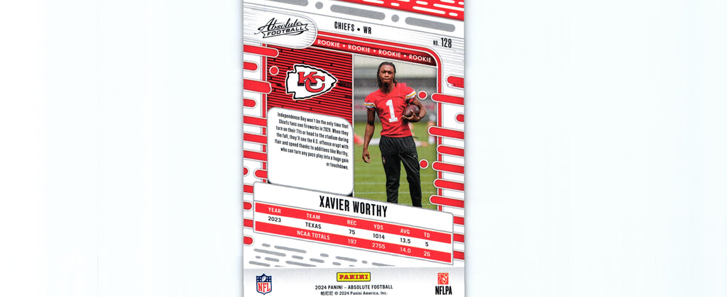 avier Worthy 2024 RED&BLUE Absolute #128 RC