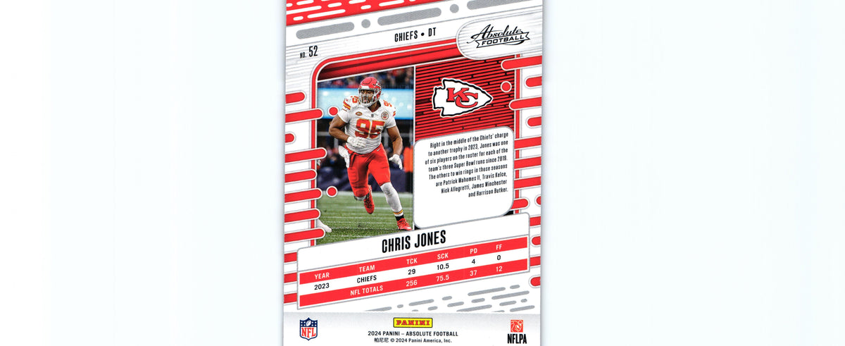 Chris Jones 2024 RED&BLUE Absolute #52