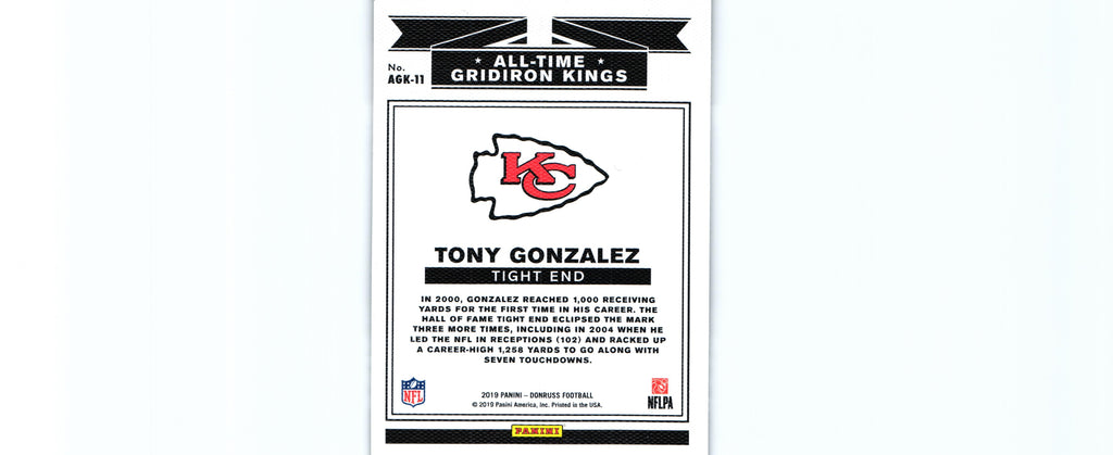 ony Gonzales 2019 Donruss AKG-11