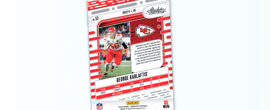 Travis Kelce 2024 RED&BLUE Absolute #51