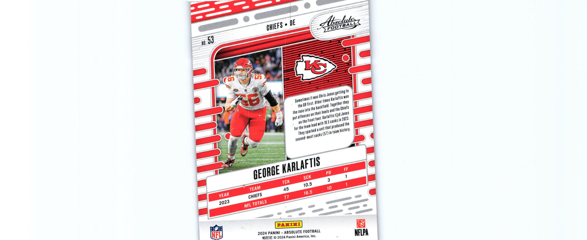 George Karlaftis 2024 RED&BLUE Absolute #53