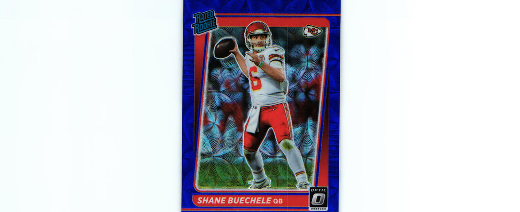 Shane Buechele 2021 BLUE SCOPE Donruss Optic #295 RC