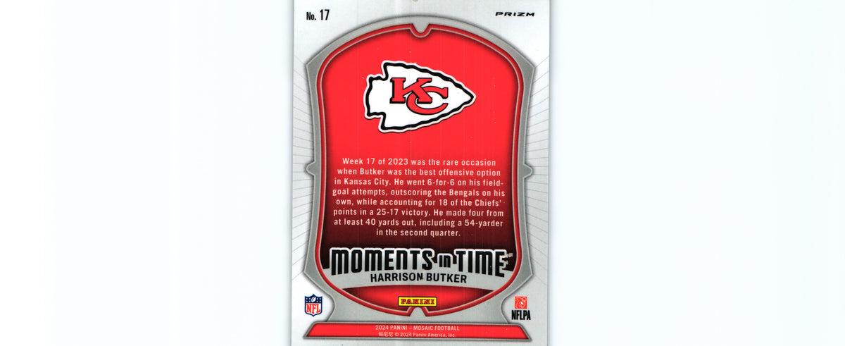 Harrison Butker 2024 NO HUDDLE SILVER Mosaic #1