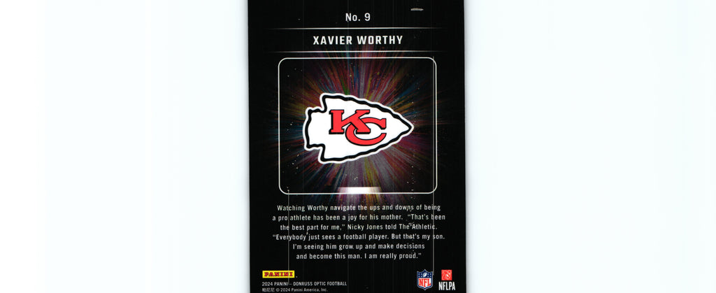 Xavier Worthy 2024 Donruss Optic #9