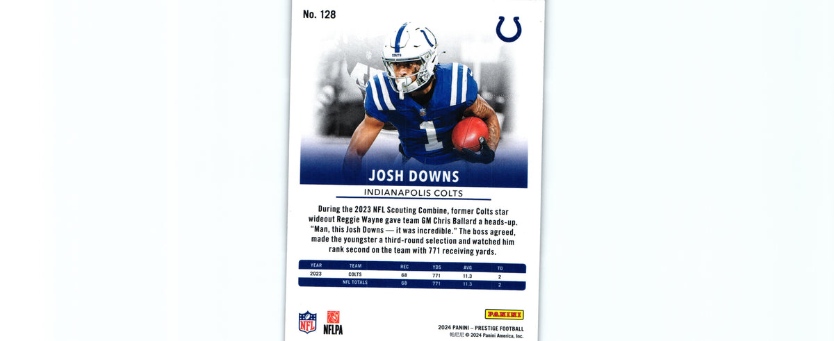 Josh Downs 2024 DIAMOND Prestige #128