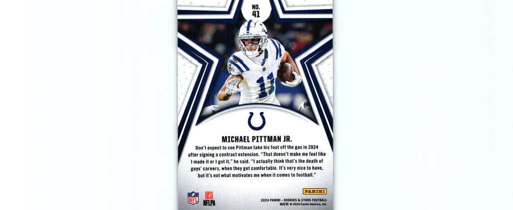 Michael Pittman 2024 GREEN Rookies&Stars #41