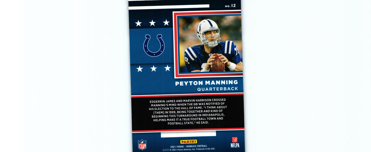 Peyton Manning 2021 Donruss #12