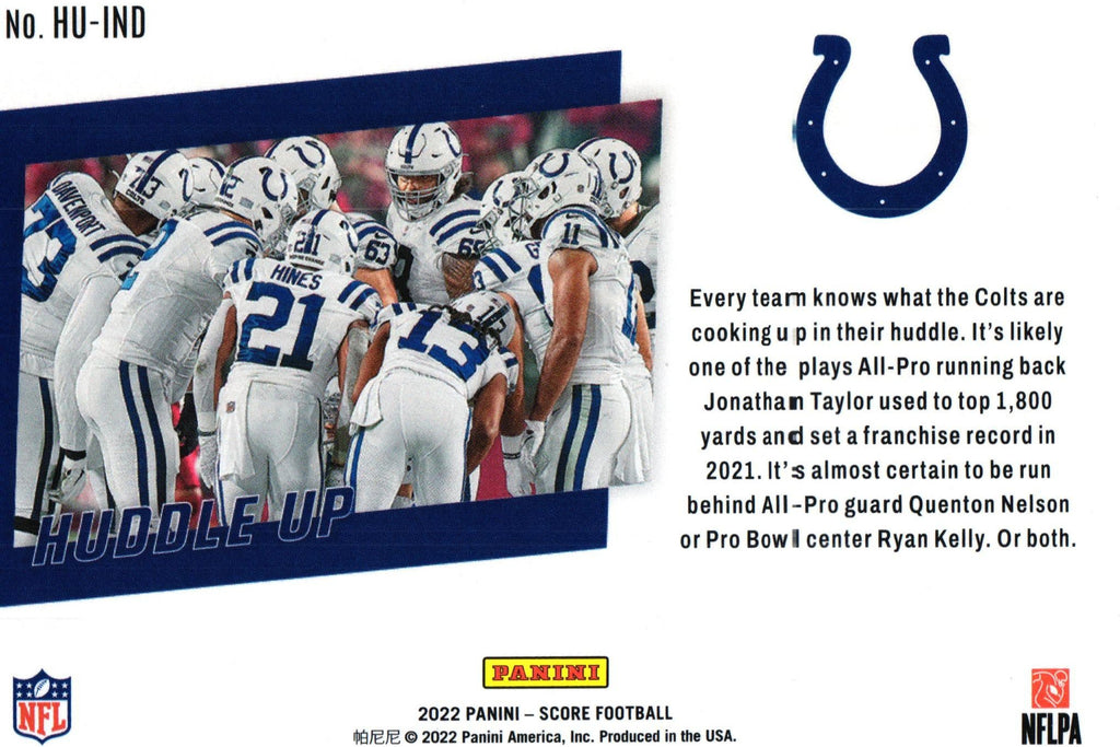 Indianapolis Colts 2022 Score HU-IND, "Huddle Up"