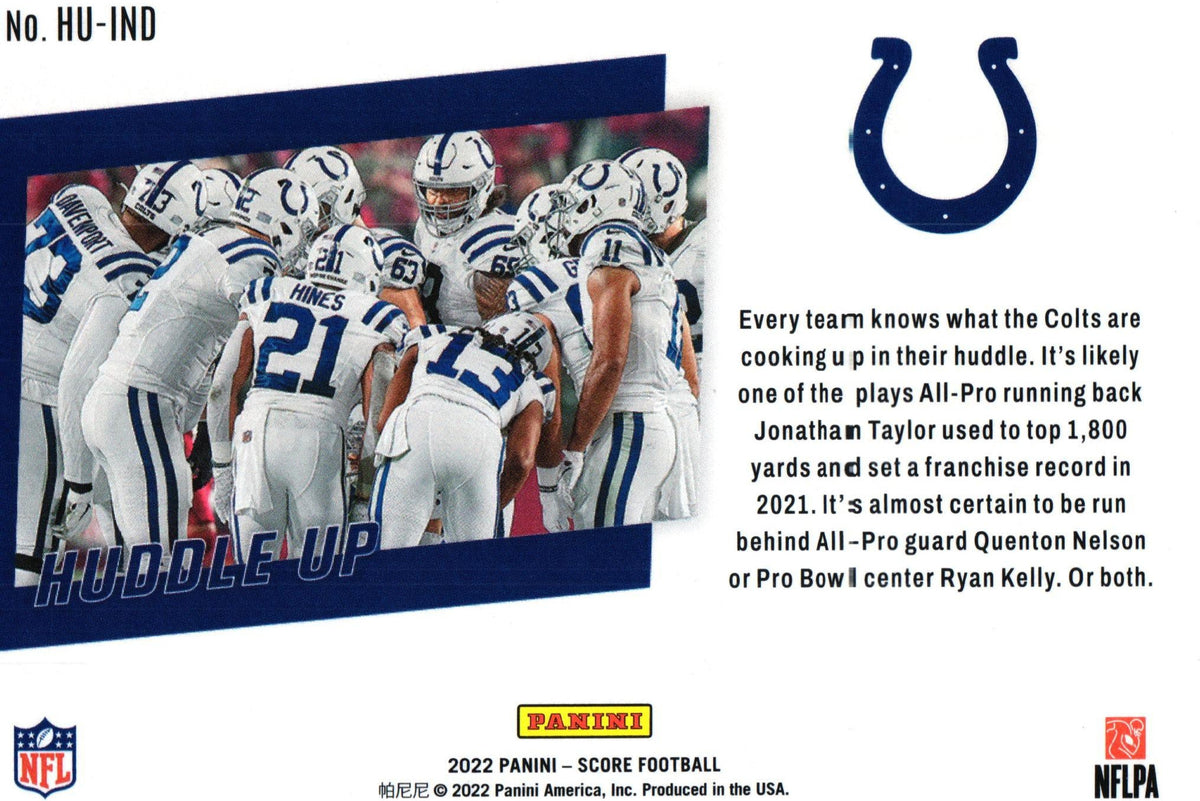 Indianapolis Colts 2022 Score HU-IND, "Huddle Up"