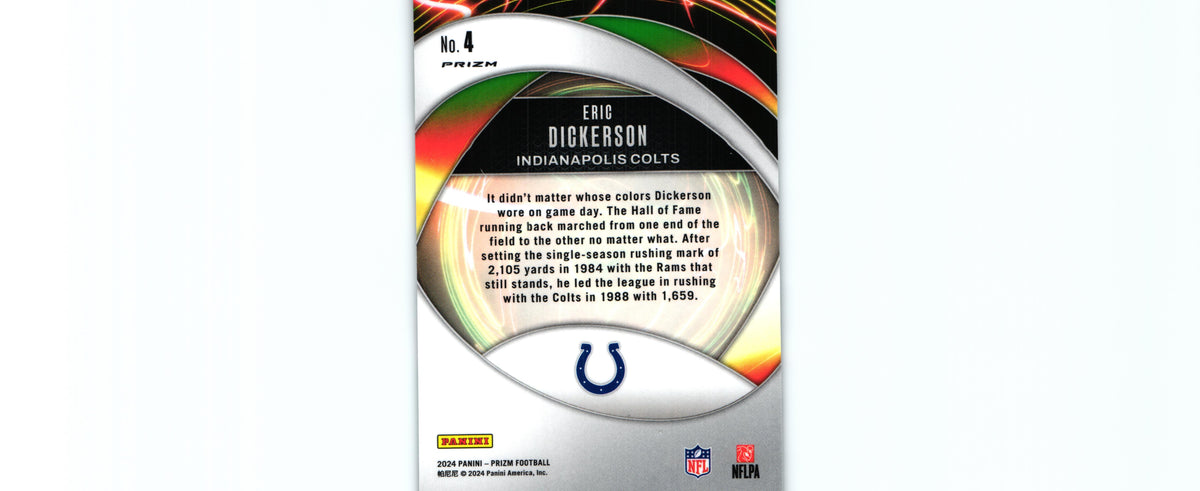 Cards Eric Dickerson 2024 GREEN Prizm #4