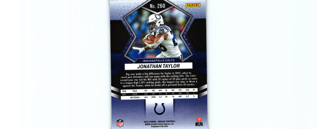 Jonathan Taylor 2022 Mosaic #260