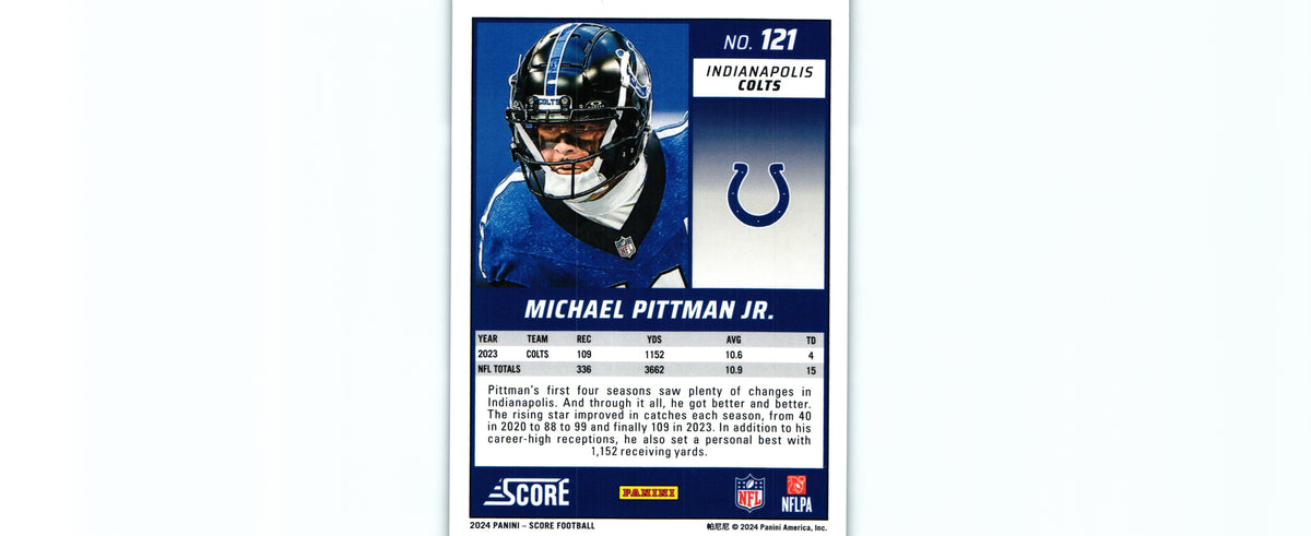 Michael Pittmann 2024 BLUE STARS Score #121 /399