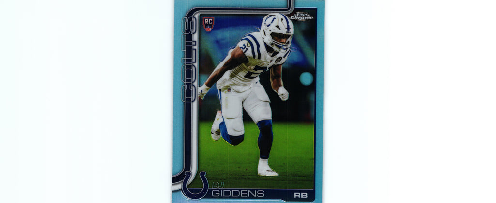 DJ Giddens 2025 REFRACTOR Topps #390 RC