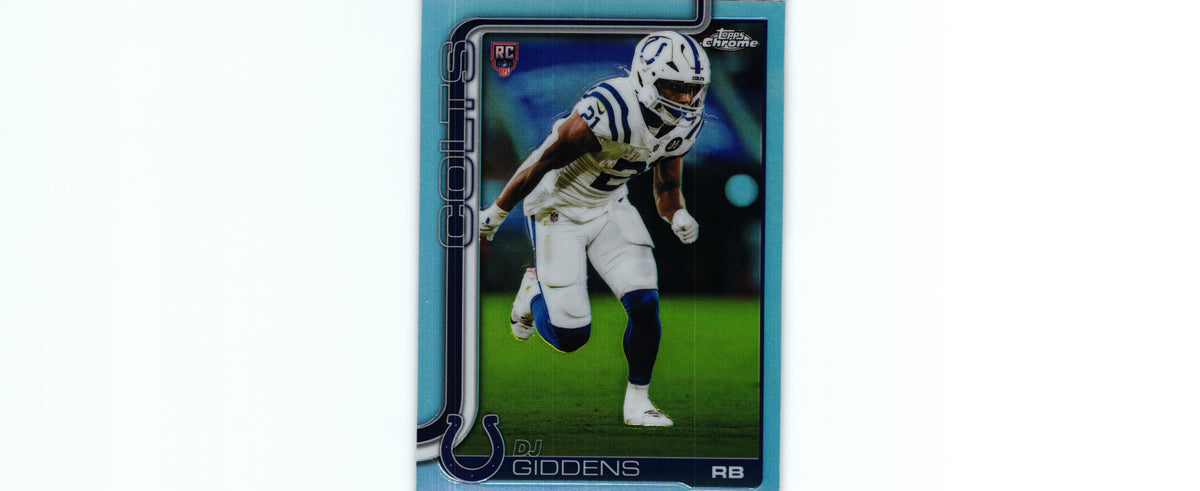 DJ Giddens 2025 REFRACTOR Topps #390 RC