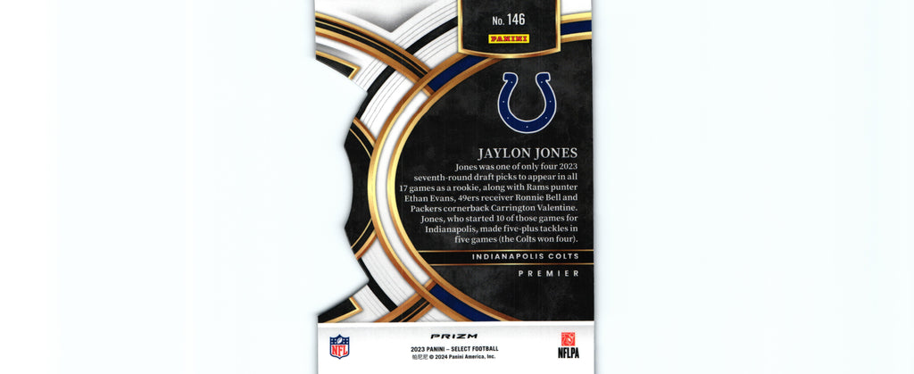 Jaylon Jones 2023 RED&BLUE DIE CUT Select #146 RC