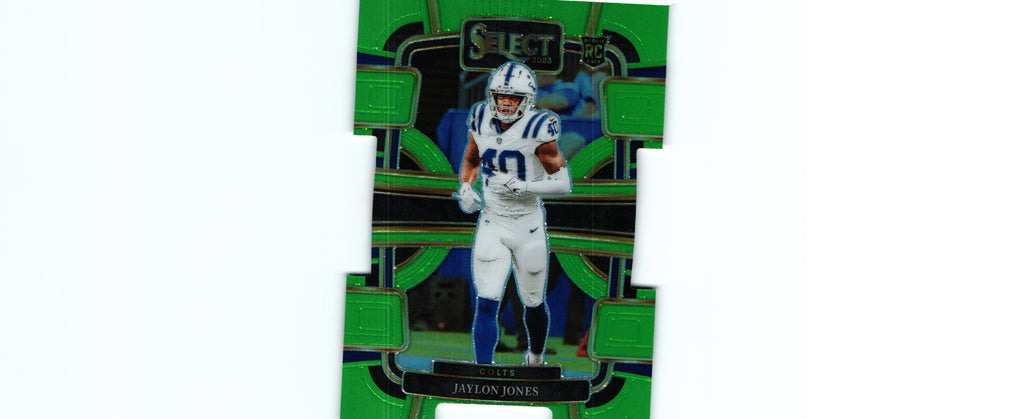 Jaylon Jones 2023 NEON GREEN DIE CUT Select #42 /599