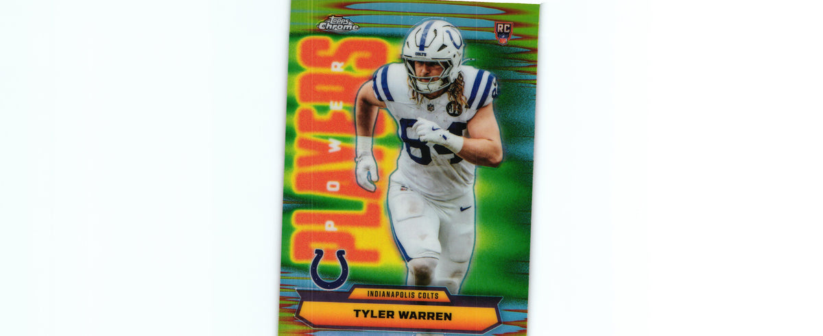 Tyler Warren 2025 REFRACTOR Topps PP-35 RC