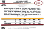 Michael Wiley 2024 REFRACTOR Topps #300 RC