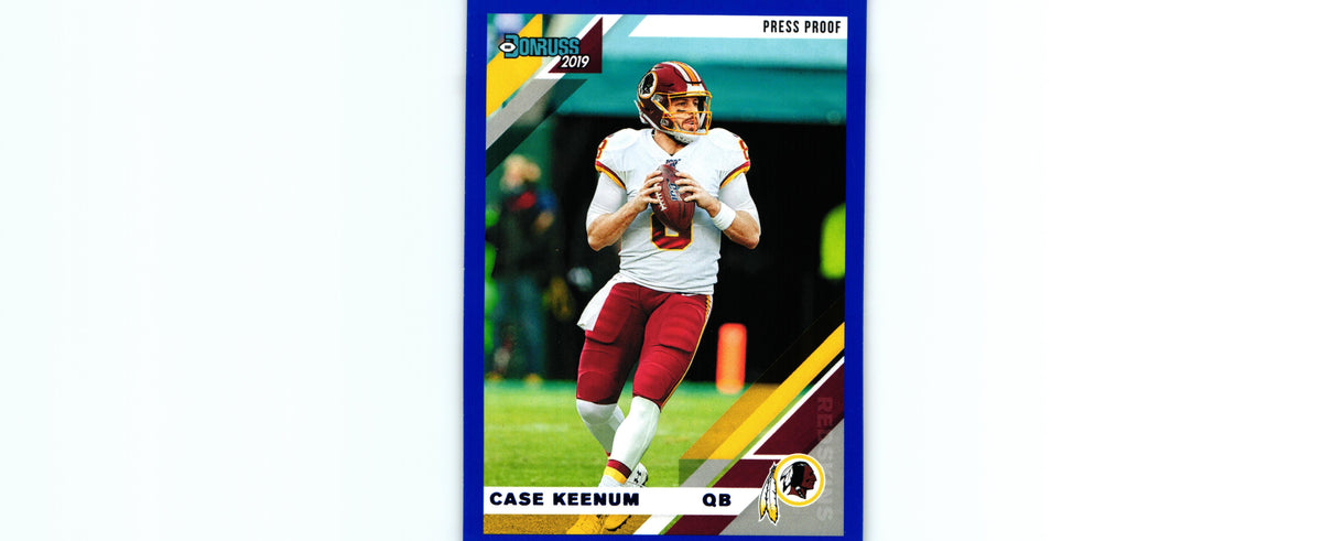 Case Keenum 2019 PRESS PROOF BLUE Donruss #240