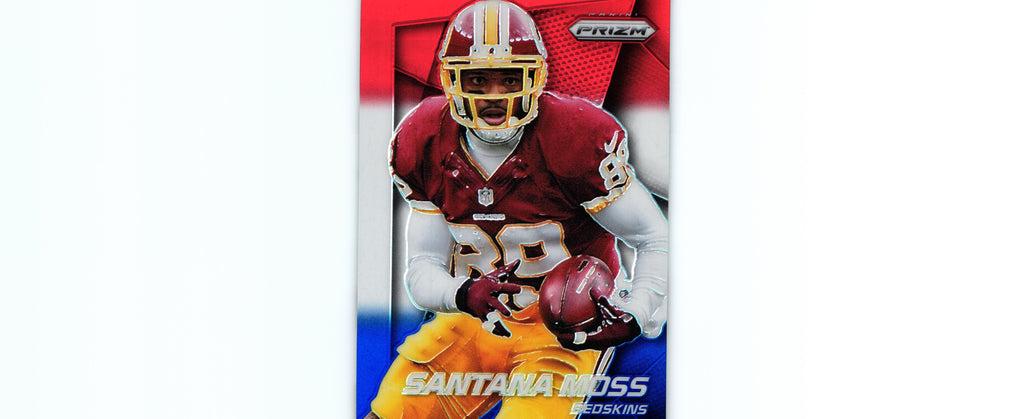 Santana Moss 2014 RED WHITE BLUE Prizm #108