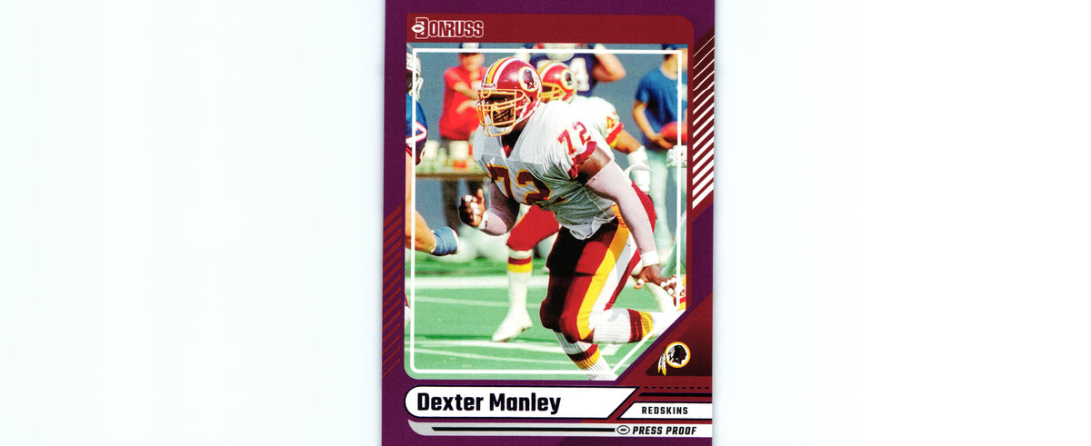 Dexter Manley 2024 PRESS PROOF PURPLE Donruss #156