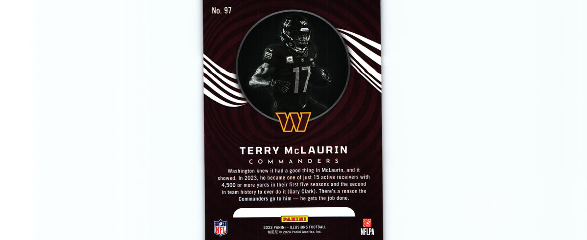 Terry McLaurin 2023 ORANGE Illusions #97