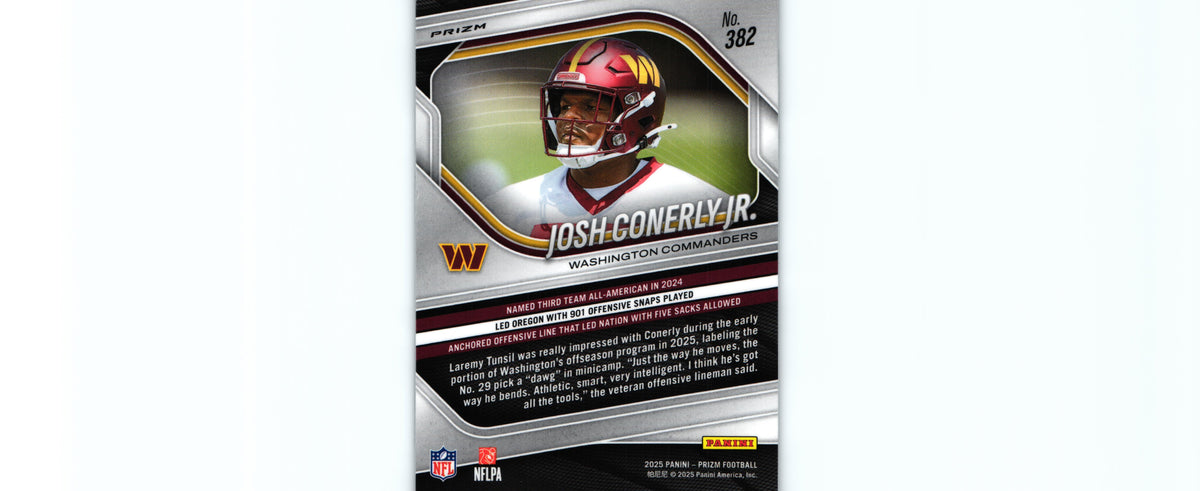 Josh Conerly 2025 LAZER Prizm #382 RC
