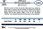 Bob Lilly 2024 REFRACTOR Topps #43