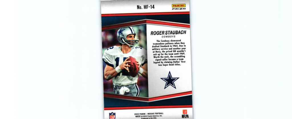 Roger Staubach 2022 SILVER MOSAIC Mosaic HF-14
