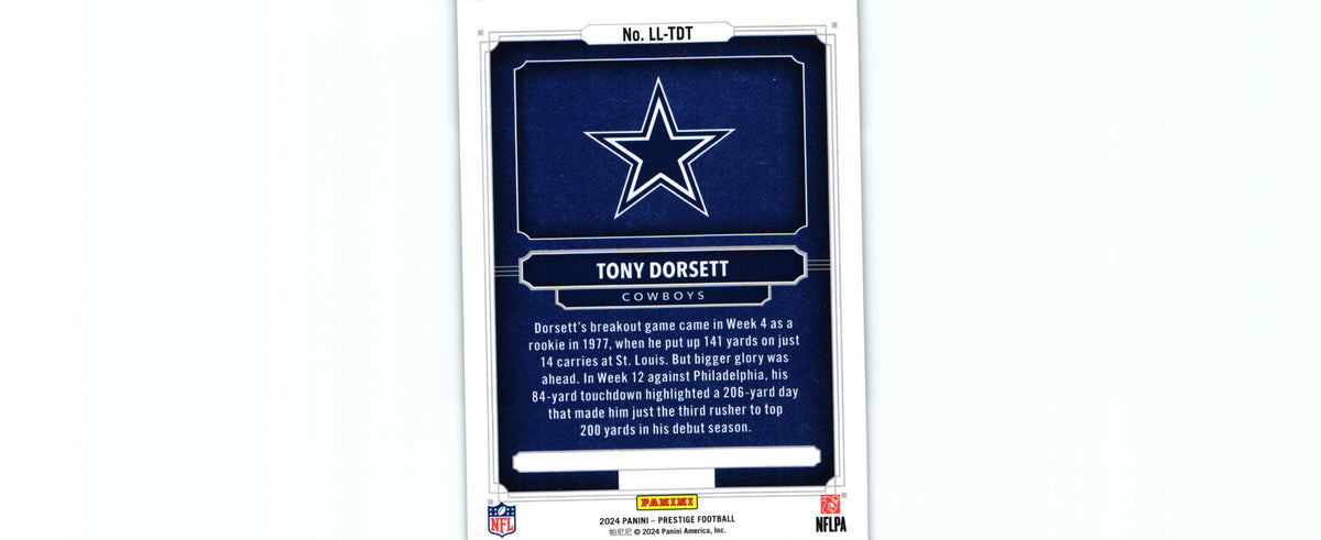 Tony Dorsett 2024 Prestige LL-TDT
