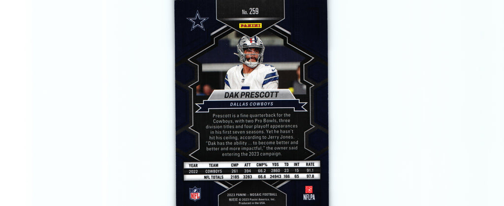 Dak Prescott 2023 Mosaic #162
